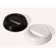 Paper cup sip lids 90mm 12/16oz Hot Paper Lid for Benders takeaway cups (1000) - Black Paper cup sip lids 90mm 12/16oz Hot Paper Lid for Benders takeaway cups (1000) - Black