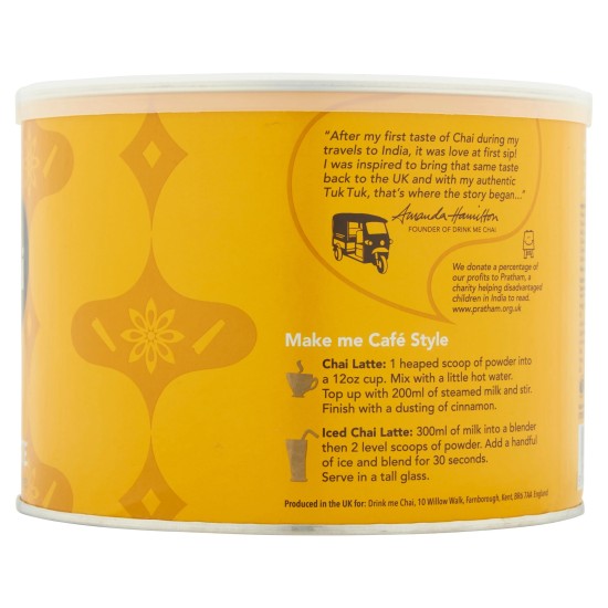 Drink Me Chai Vanilla Chai Latte (4 x 1kg) Drink Me Chai Vanilla Chai Latte (4 x 1kg)