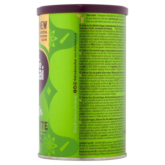 Drink Me Chai Vegan Chai Latte (6 x 250g) Drink Me Chai Vegan Chai Latte (6 x 250g)