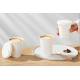 Paper cup sip lids 90mm 12/16oz Hot Paper Lid for Benders takeaway cups (100)