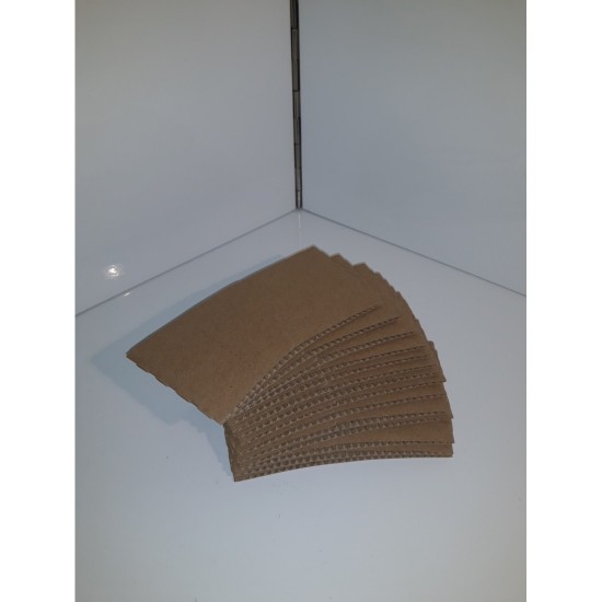 Cup sleeve 12/16oz Large Brown cup insulator sample (1)