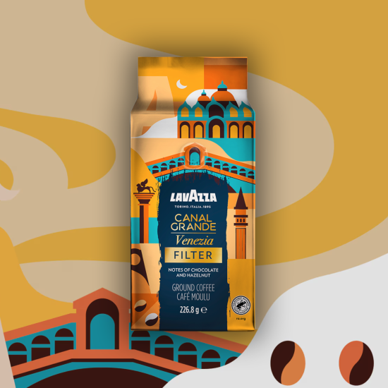 Lavazza Canal Grande Venezia Roast & Ground Filter Coffee (20 x 226.8g) Lavazza Canal Grande Venezia Roast & Ground Filter Coffee (20 x 226.8g)