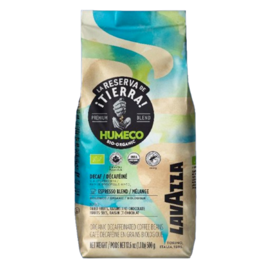 Lavazza La Reserva de ¡Tierra! Humeco Organic Decaffeinated Coffee Beans (12 x 500g) Lavazza La Reserva de ¡Tierra! Humeco Organic Decaffeinated Coffee Beans (12 x 500g)