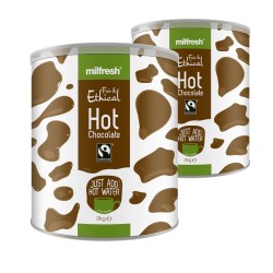 Milfresh Fair & Ethical Instant Hot Chocolate (2 x 2kg)