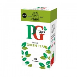 PG tipps 6 x 25 Green Tea Enveloped Bags