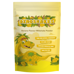 Dinoshakes Banana Milkshake Powder (2 x 1kg)