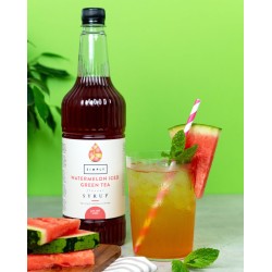Iced tea syrup - IBC Simply Watermelon Iced Green Tea Syrup (1LTR)