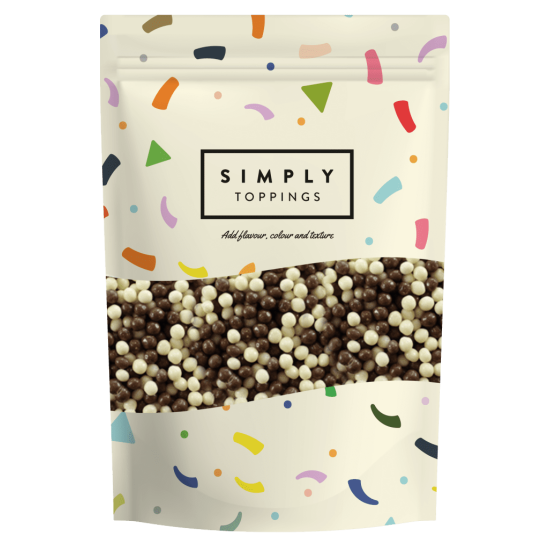 Simply Mini Milk, White & Plain Chocolate Coated Balls (4 x 500g)