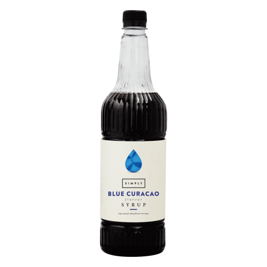 Coffee syrup - IBC Simply Blue Curacao Syrup (1LTR) - Vegan, Nut-Free & Halal Certified
