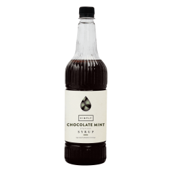 Coffee syrup - IBC Simply Chocolate Mint Syrup (1LTR) - Vegan, Nut-Free & Halal Certified