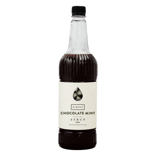 Coffee syrup - IBC Simply Chocolate Mint Syrup (1LTR) - Vegan, Nut-Free & Halal Certified