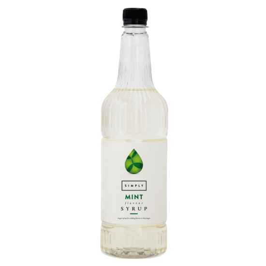Coffee syrup - IBC Simply Mint Syrup (1LTR) - Vegan, Nut-Free & Halal Certified