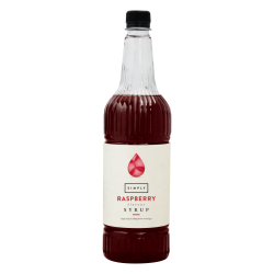 Coffee syrup - IBC Simply Raspberry Syrup (1LTR) - Vegan, Nut-Free & Halal Certified