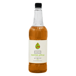 Coffee syrup - IBC Simply Toffee Apple Syrup (1LTR) - Vegan & Nut-Free