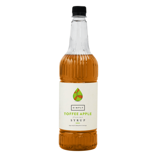 Coffee syrup - IBC Simply Toffee Apple Syrup (1LTR) - Vegan & Nut-Free