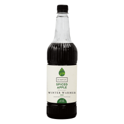 Winter warmer syrup - IBC Simply Spiced Apple Winter Warmer Syrup (1LTR) - Vegan & Nut-Free