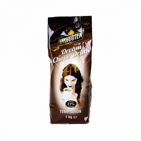 Van Houten Temptation Dark Hot Chocolate powder / Cocoa drink for vending machines (1kg)